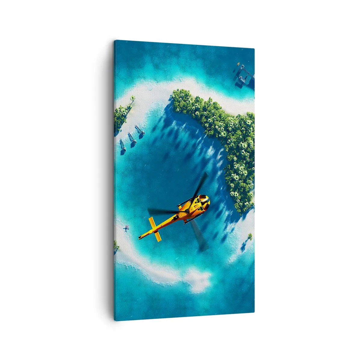 Vászonkép - Vegyél magadnak egy szigetet - 45x80 cm