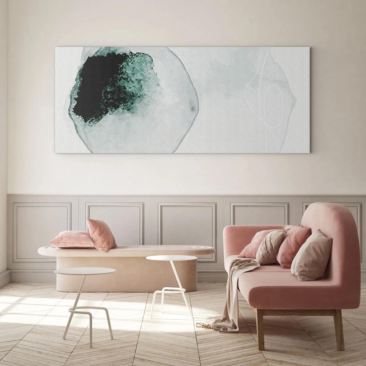 Üveg kép - Egy vízcseppben - 100x40 cm