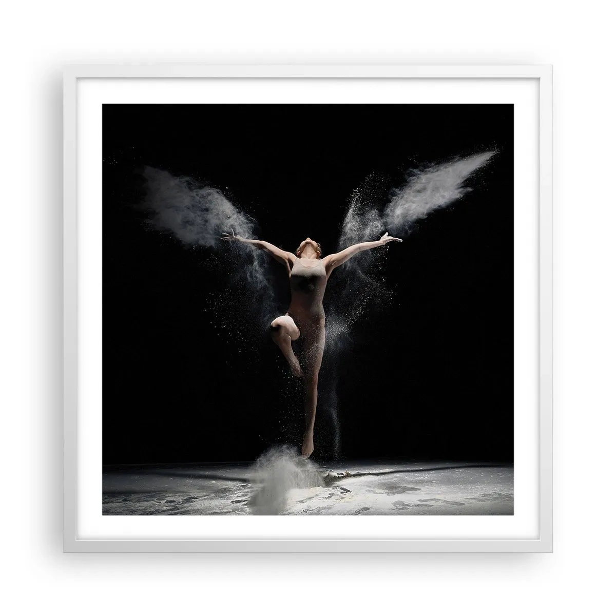 Poszter fekete keretben - Elfek léteznek - 60x60 cm