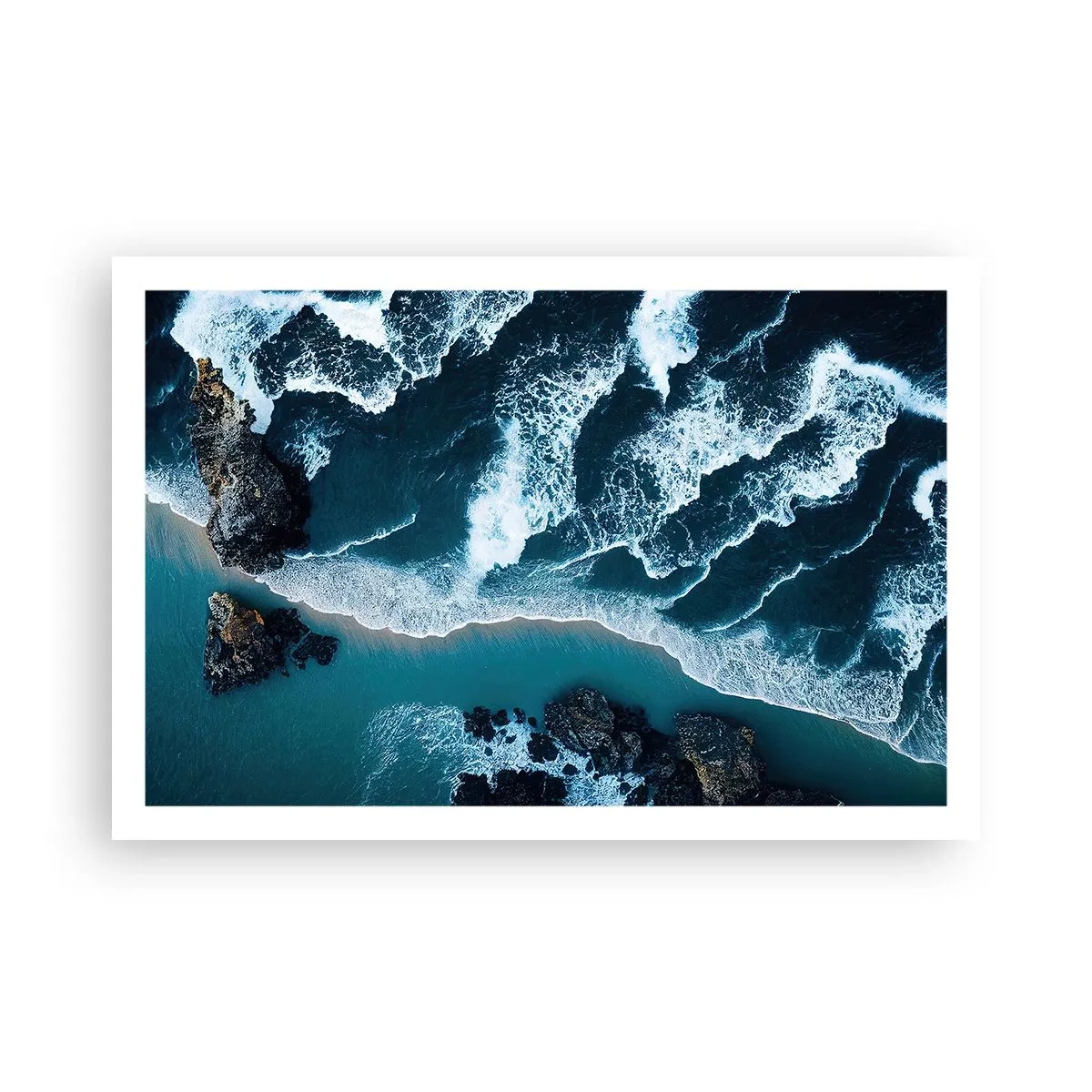 Poszter - Hullámokba burkolózva - 91x61 cm