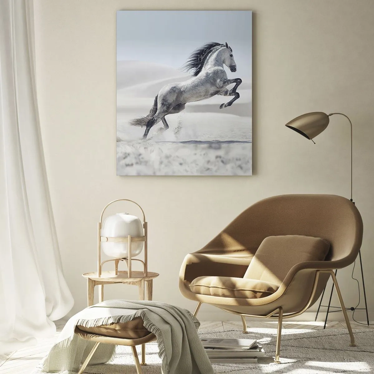 Üveg kép - arab herceg - 70x100 cm