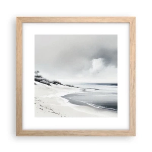 Poszter világos tölgy keretben - Mindig együtt - 30x30 cm