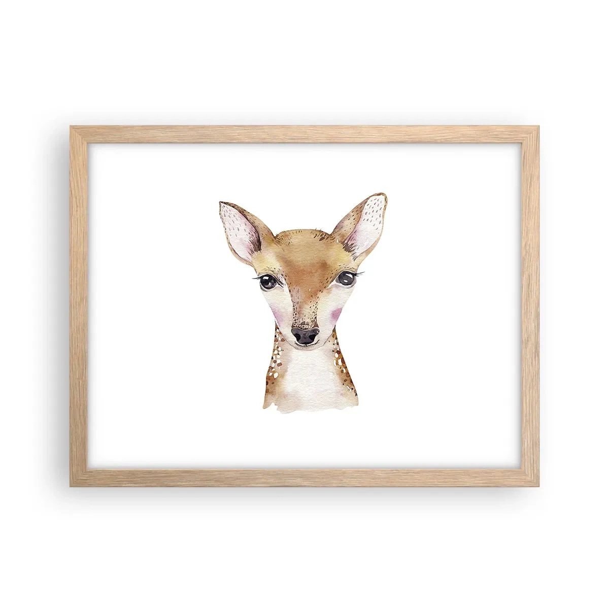 Poszter világos tölgy keretben - Az ártatlanság természete - 40x30 cm