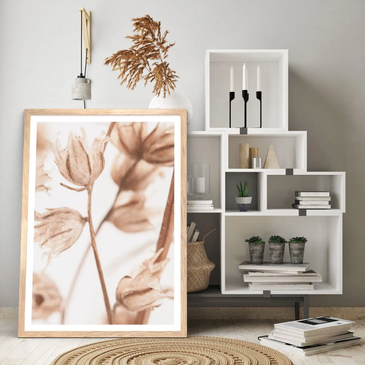 Poszter világos tölgy keretben - Nyár végén hívnak - 61x91 cm