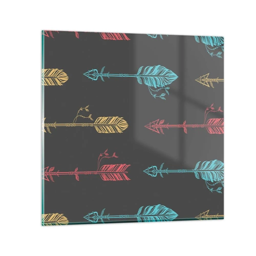 Üveg kép - Rendben - 50x50 cm