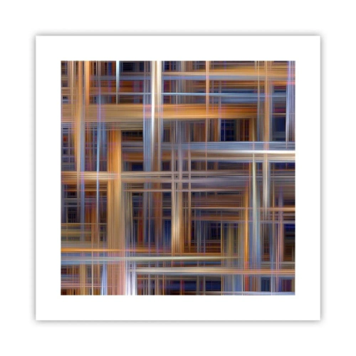 Poszter - Fényből szőtt - 40x40 cm
