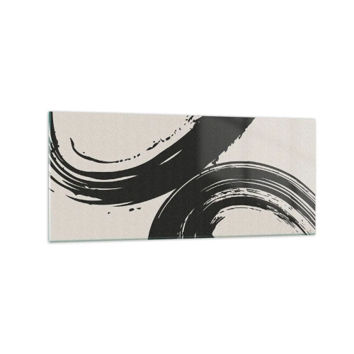 Üveg kép - Söprő és körkörös - 120x50 cm