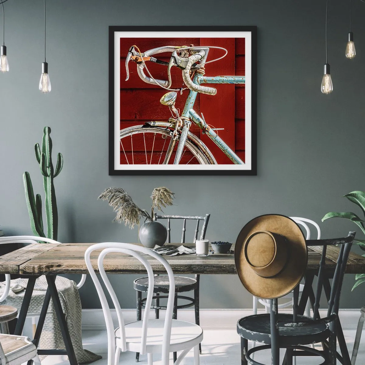 Poszter fehér keretben - Győzelemre teremtve - 50x50 cm