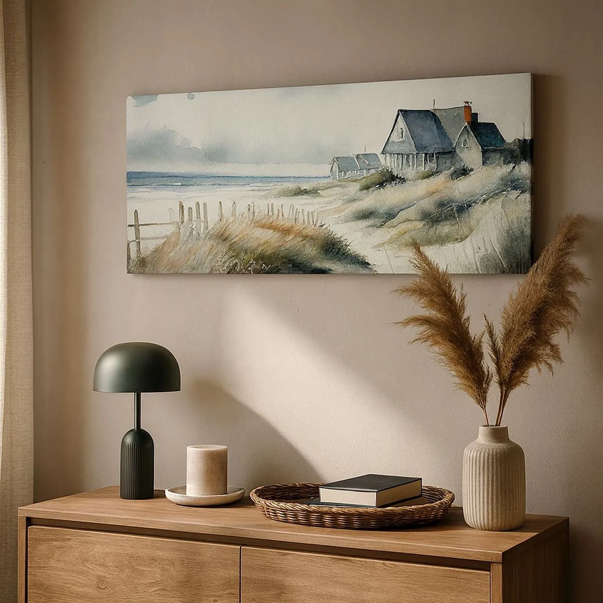 Vászonkép - Távol a nyüzsgéstől - 100x40 cm