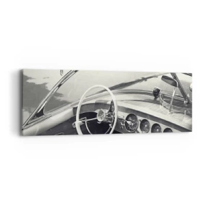 Vászonkép - Időjárás a gazdagoknak - 90x30 cm