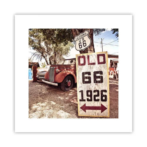 Poszter - Az amerikai tartomány legendája - 30x30 cm