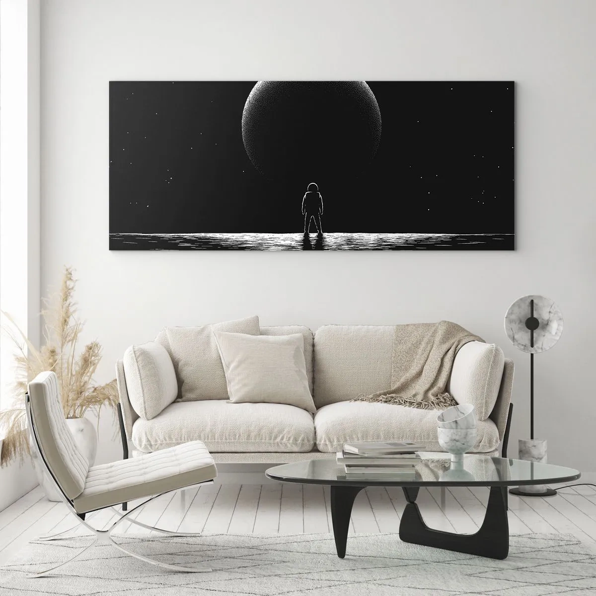 Üveg kép - Szemtől szemben - 160x50 cm