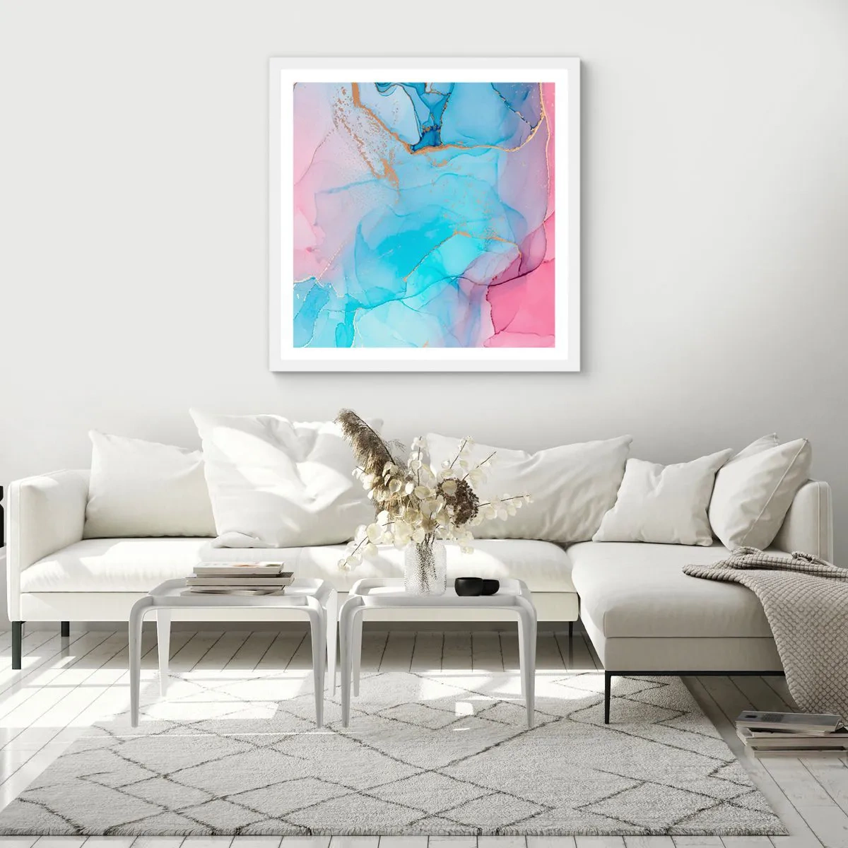 Poszter fekete keretben - Találkozás és átjutás - 30x30 cm