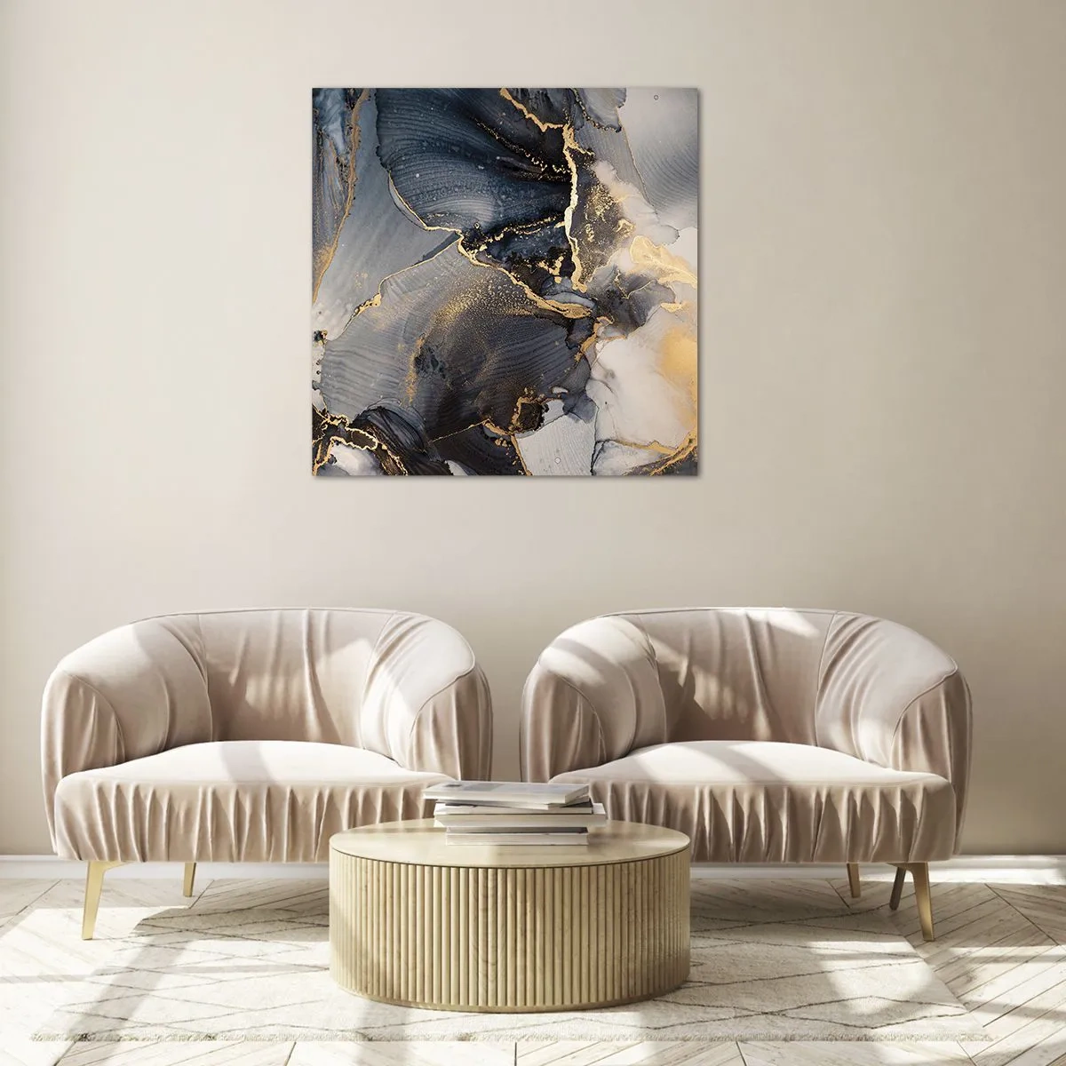 Üveg kép - Egy kő élete - 70x70 cm