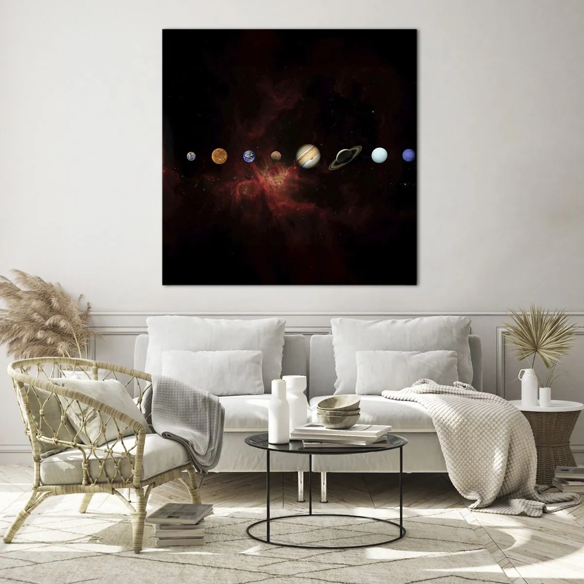 Üveg kép - A szomszédságunk - 60x60 cm