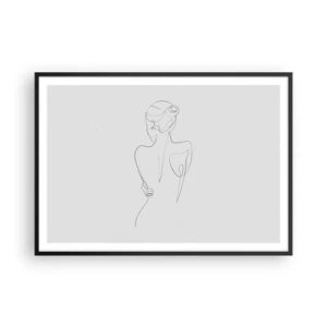 Poszter fehér keretben - Testzene - 100x70 cm