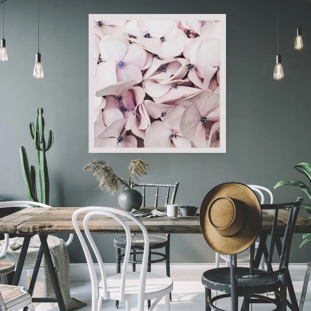 Poszter - A virágok áradatában - 60x60 cm