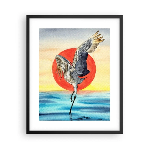 Poszter fehér keretben - Ideje visszamenni - 40x50 cm