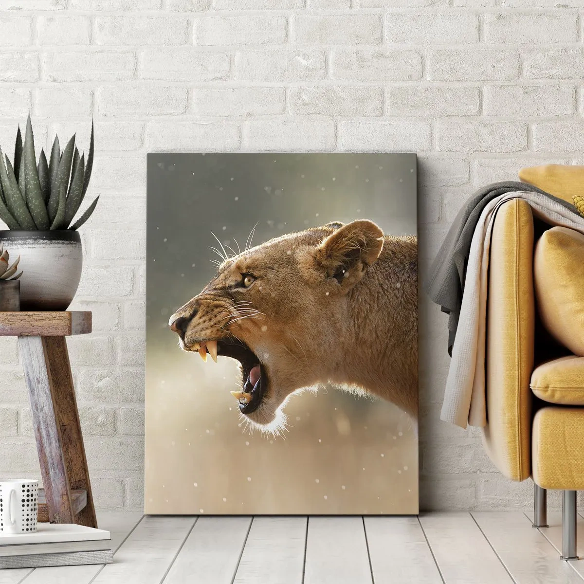 Vászonkép - Próbálj meg nem hallgatni - 50x70 cm