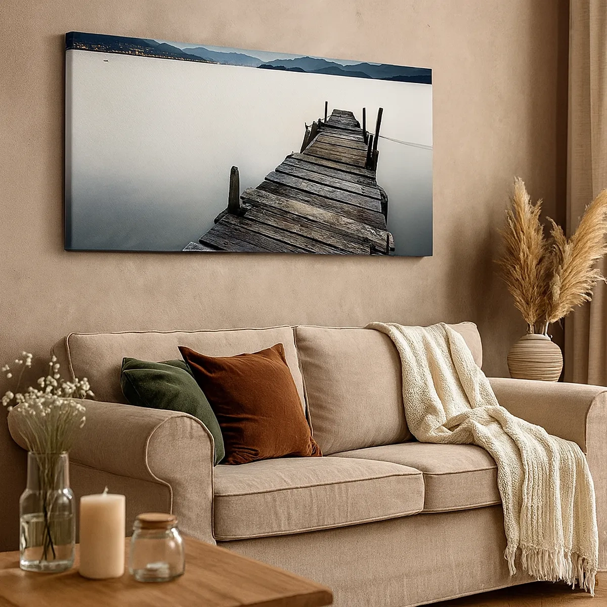 Vászonkép - Merüljön el a békében - 30x30 cm