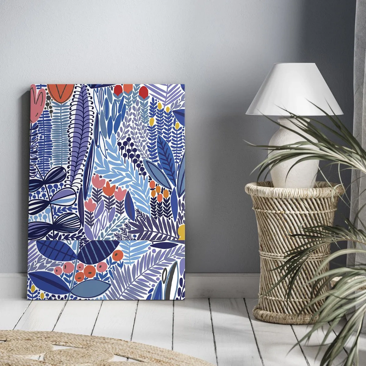 Vászonkép - Hawaii kert - 45x80 cm
