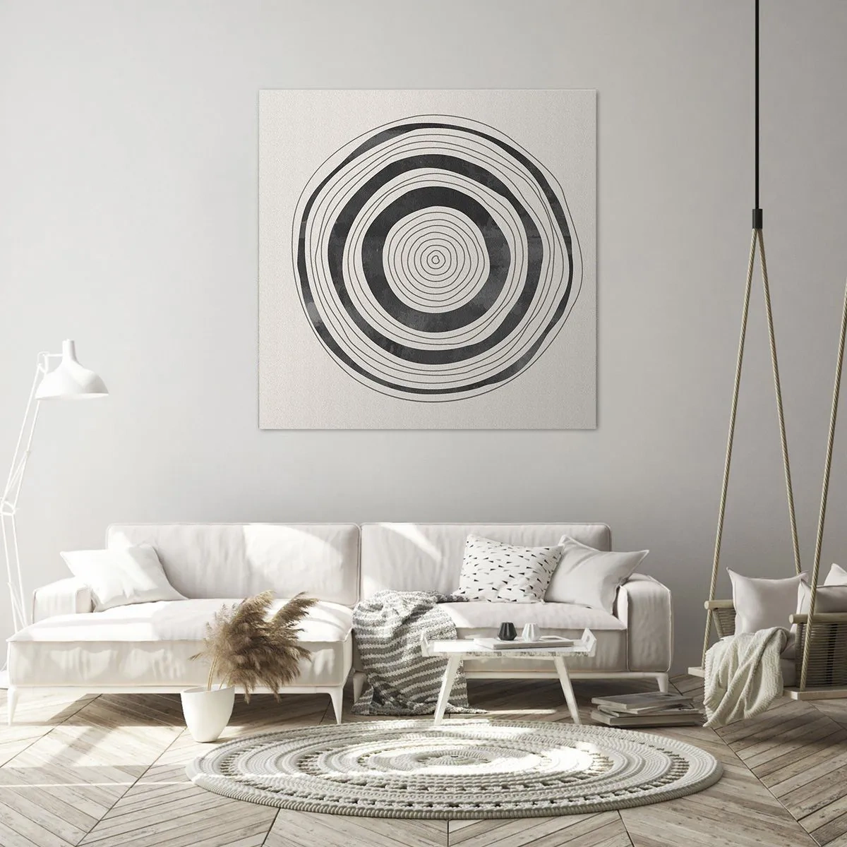 Vászonkép - Az a fontos, ami a kettő között van. - 60x60 cm