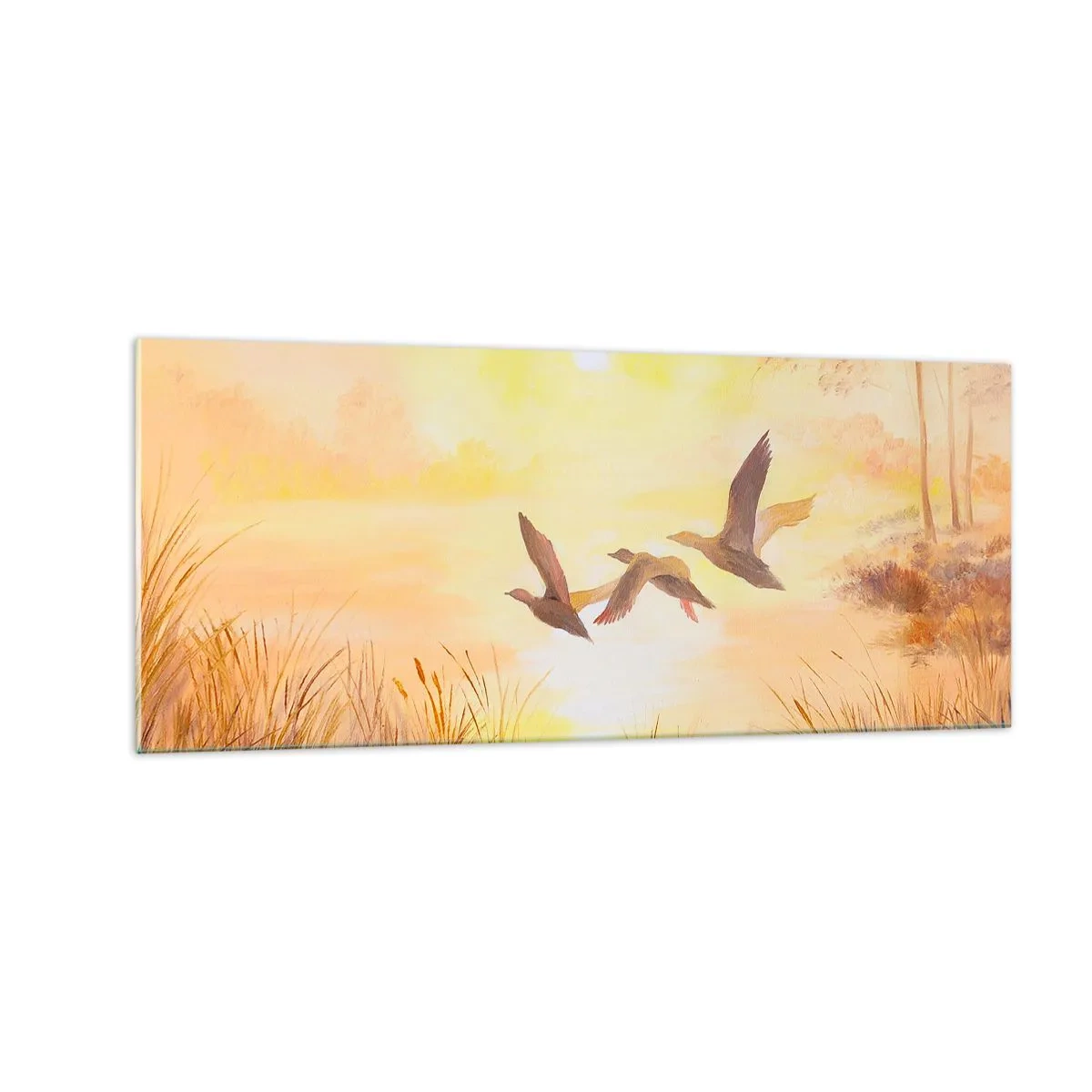 Üveg kép - Egy hosszú utazás kezdete - 100x40 cm