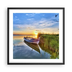 Poszter fehér keretben - Beteljesült álmok öblében - 50x50 cm