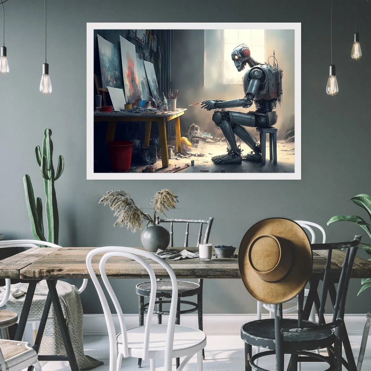 Poszter - Az alkotás aktusa - 40x30 cm