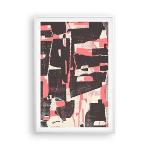 Poszter fekete keretben - Minden nyüzsgés és nyüzsgés - 61x91 cm