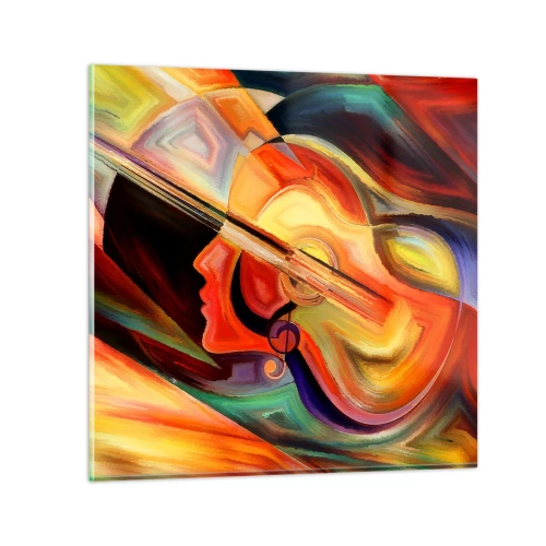 Üveg kép - Minden stimmel - 60x60 cm