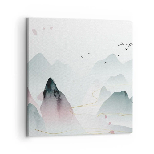 Vászonkép - A csúcsok fölött - 50x50 cm