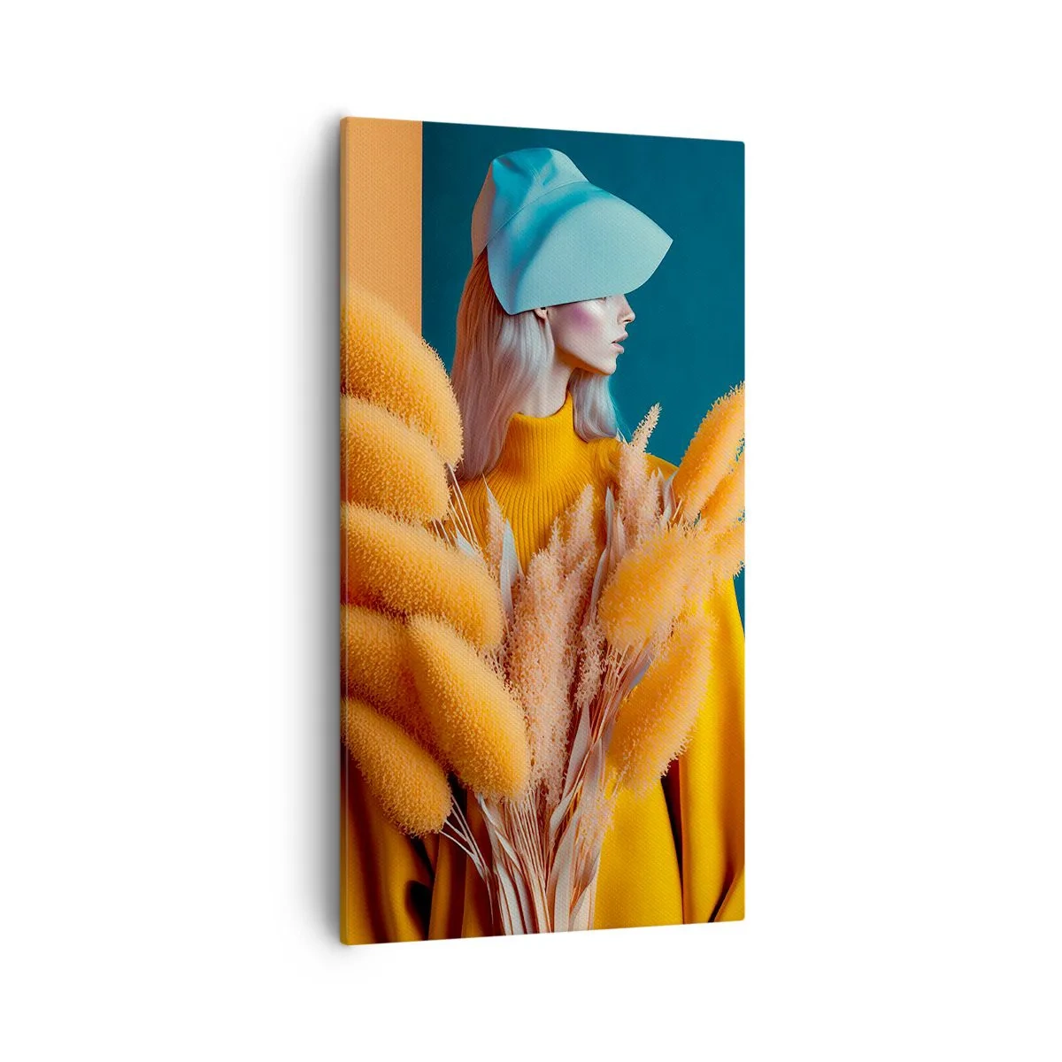 Vászonkép - Bolyhos portré - 55x100 cm