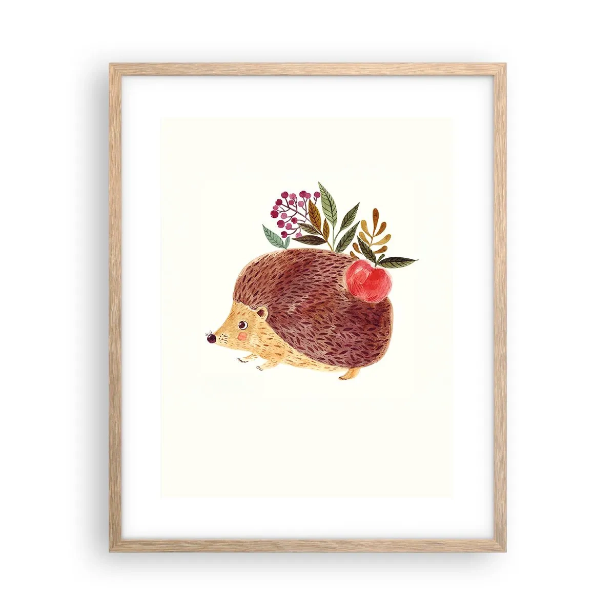 Poszter világos tölgy keretben - És máris kedvelsz engem - 40x50 cm