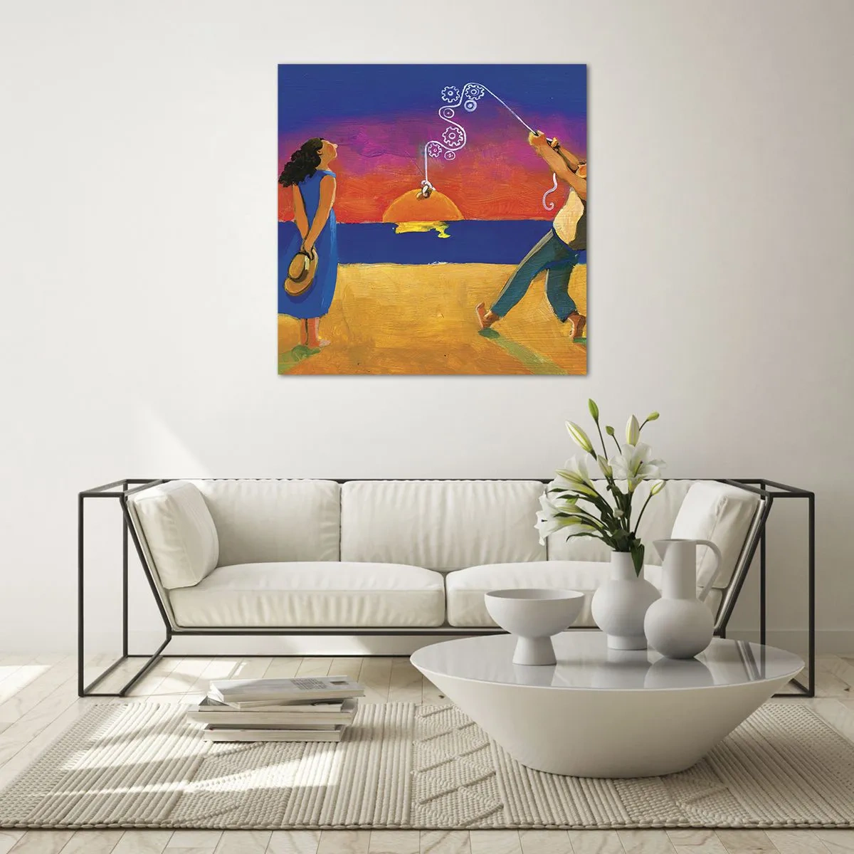 Üveg kép - Több, mint egy csillag az égből - 60x60 cm