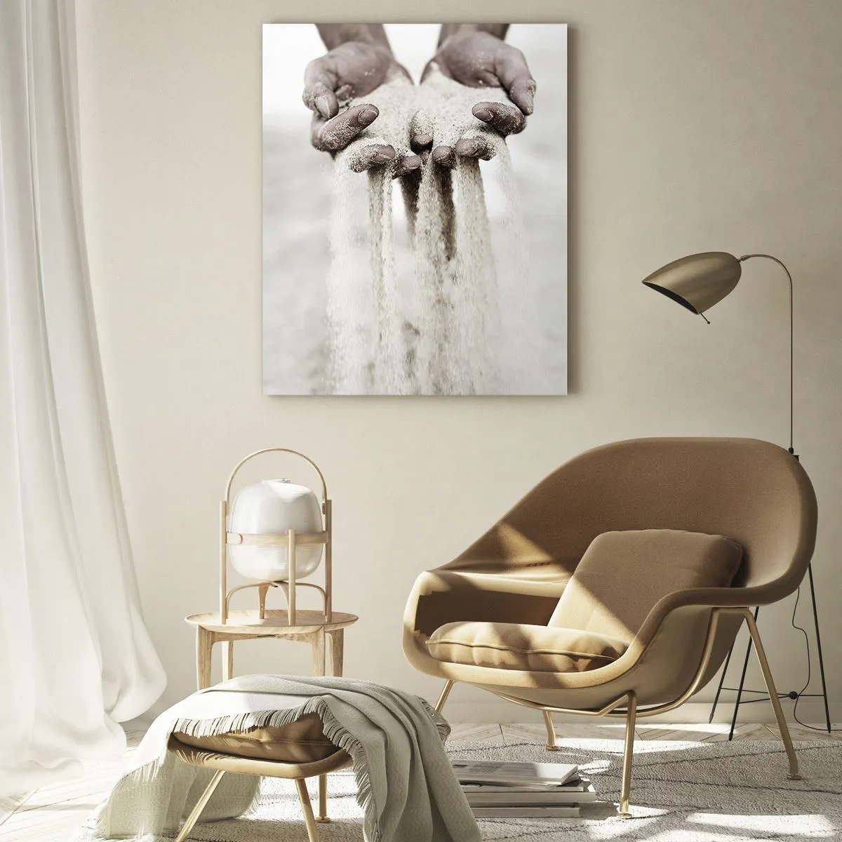 Üveg kép - Ezekkel a kezekkel... - 80x120 cm