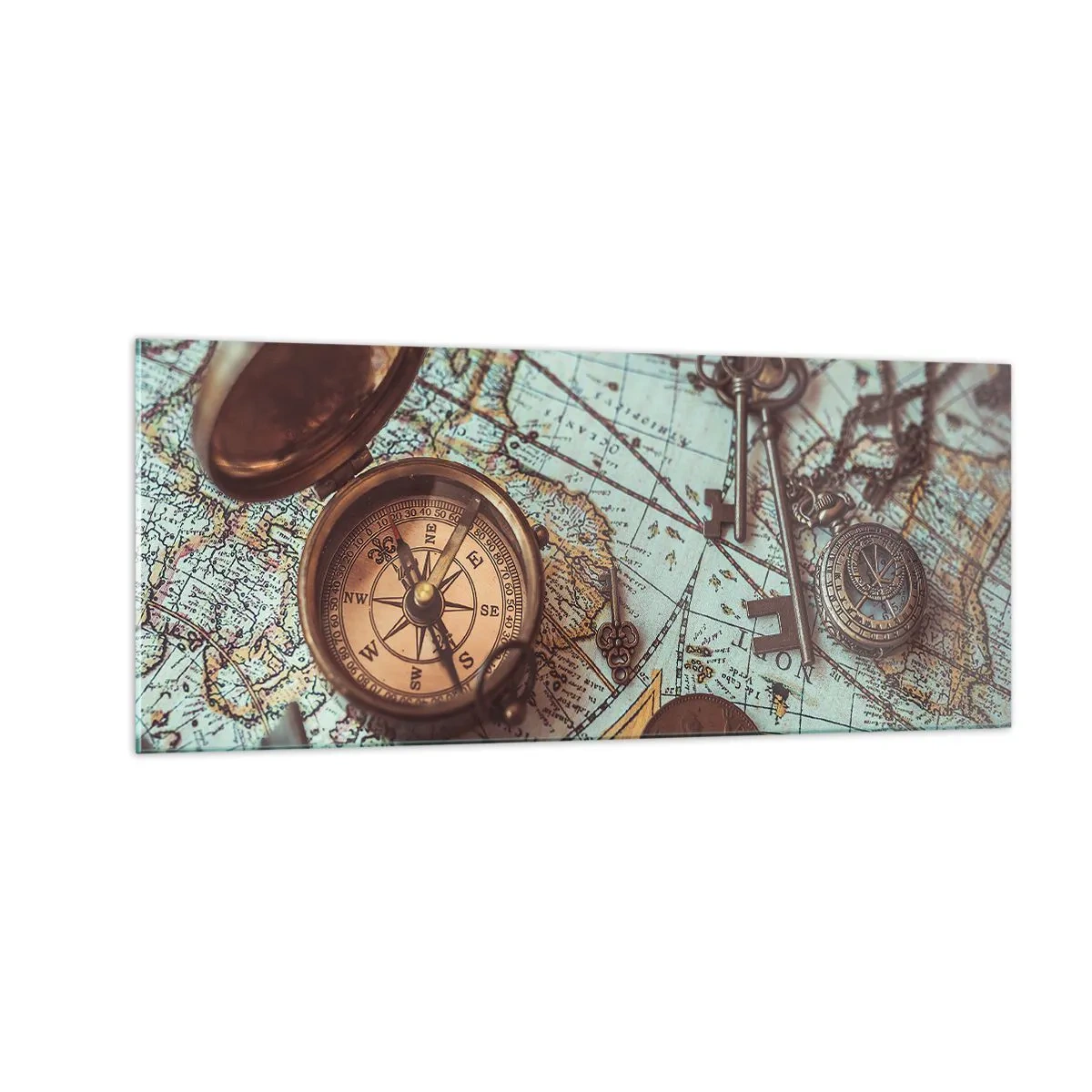 Üveg kép - A kalandvágynak - 100x40 cm