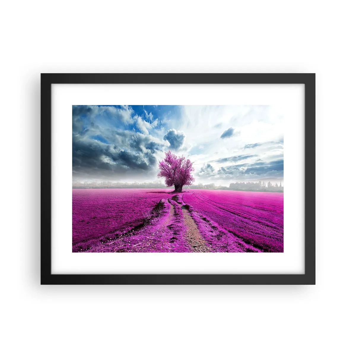 Poszter fehér keretben - Csarab mező - szentély - 40x30 cm