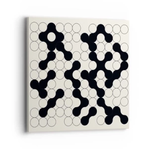 Vászonkép - Kínai játék - variáció - 40x40 cm