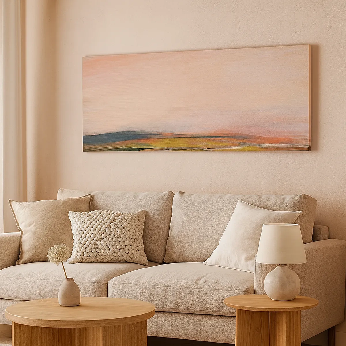 Vászonkép - Rózsaszínben - 30x30 cm