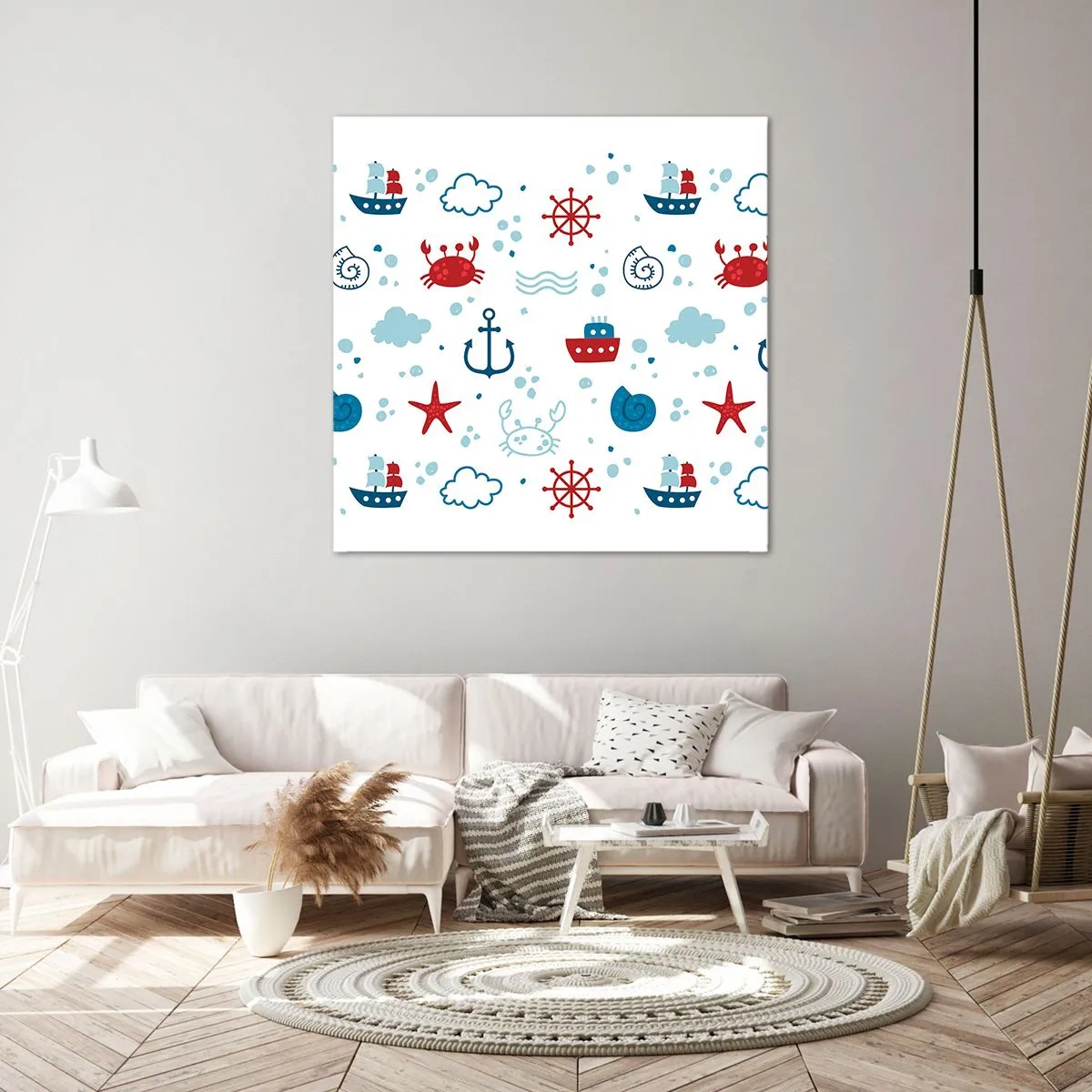 Vászonkép - Tengeri mese - 70x70 cm