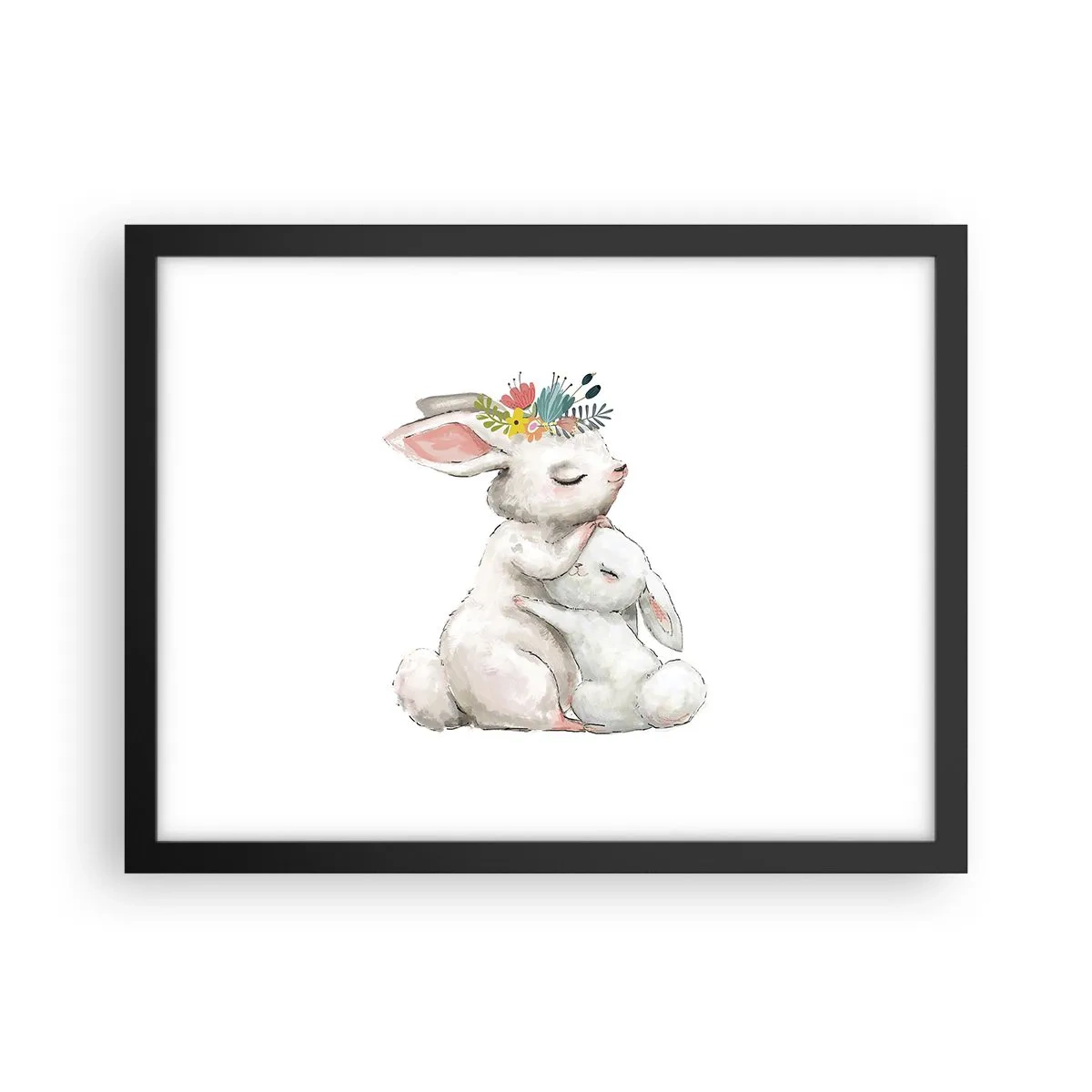 Poszter fehér keretben - Nincs olyan, mint anyánál - 40x30 cm