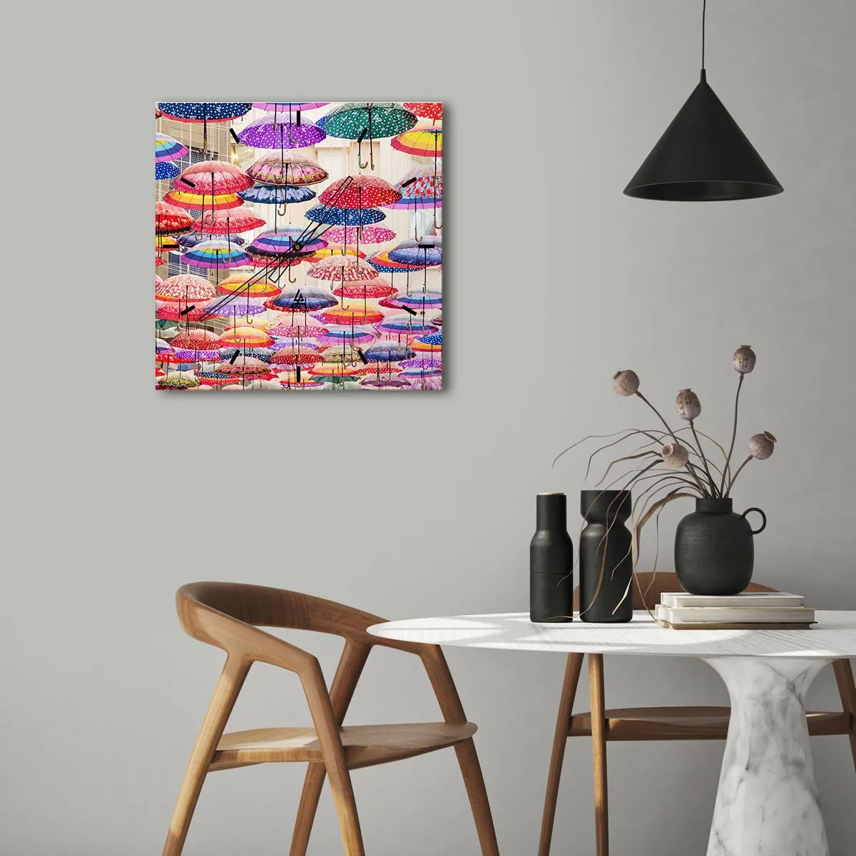 Falióra, Óra - Városi rét - 40x40 cm