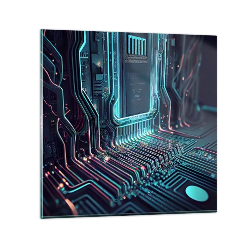 Üveg kép - Úgy gondolom... - 50x50 cm