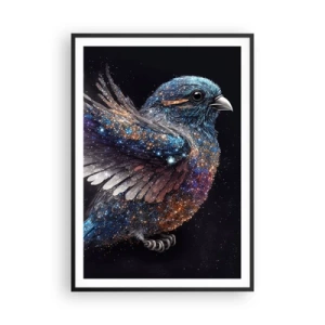 Poszter fehér keretben - Gyémánt veréb - 70x100 cm