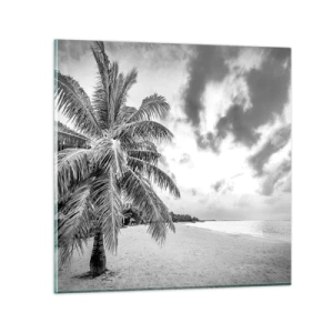 Üveg kép - Amikor a magányra vágysz... - 50x50 cm