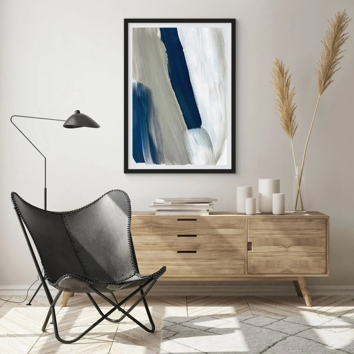 Poszter fehér keretben - Találkozás a fehérrel - 40x50 cm