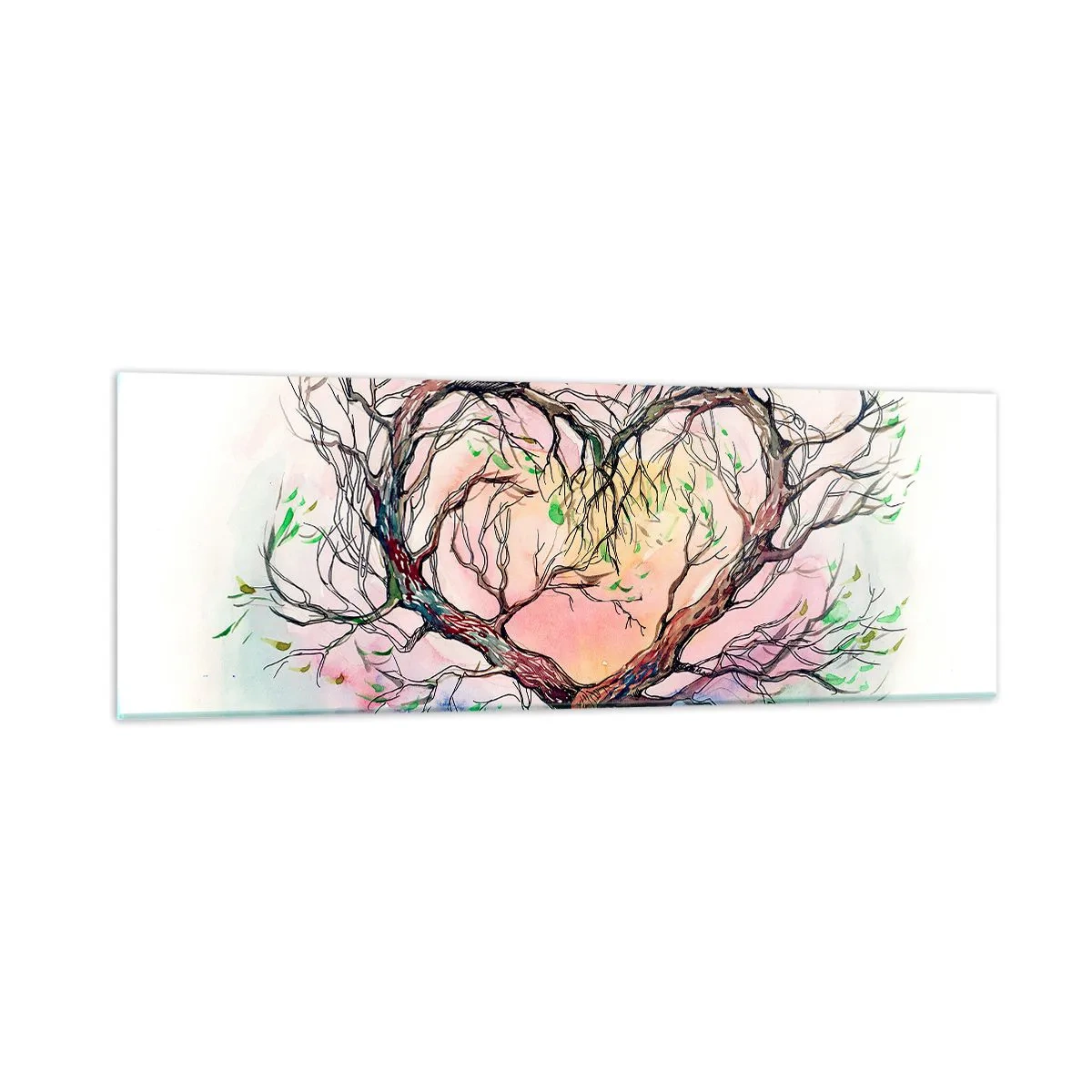 Üveg kép - Együtt a viharok ellen - 90x30 cm