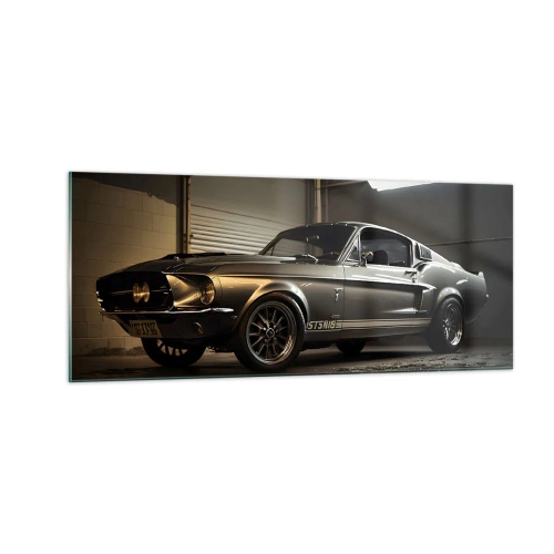 Üveg kép - Visszatérés a múltba - 100x40 cm