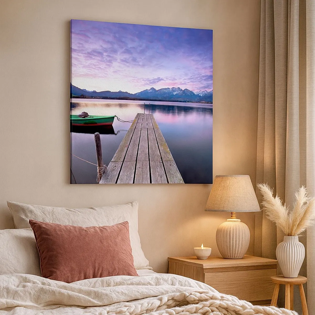 Vászonkép - Barátságos csend - 30x30 cm